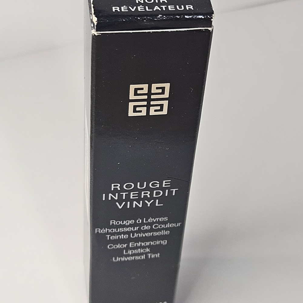 Givenchy Rouge Interdit Vinyl Lipstick - Black and Silver